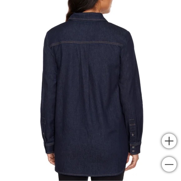 Buffalo Stretch Denim Shirt Blue - Picture 4 of 16